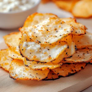 Crispy Cottage Cheese Chips