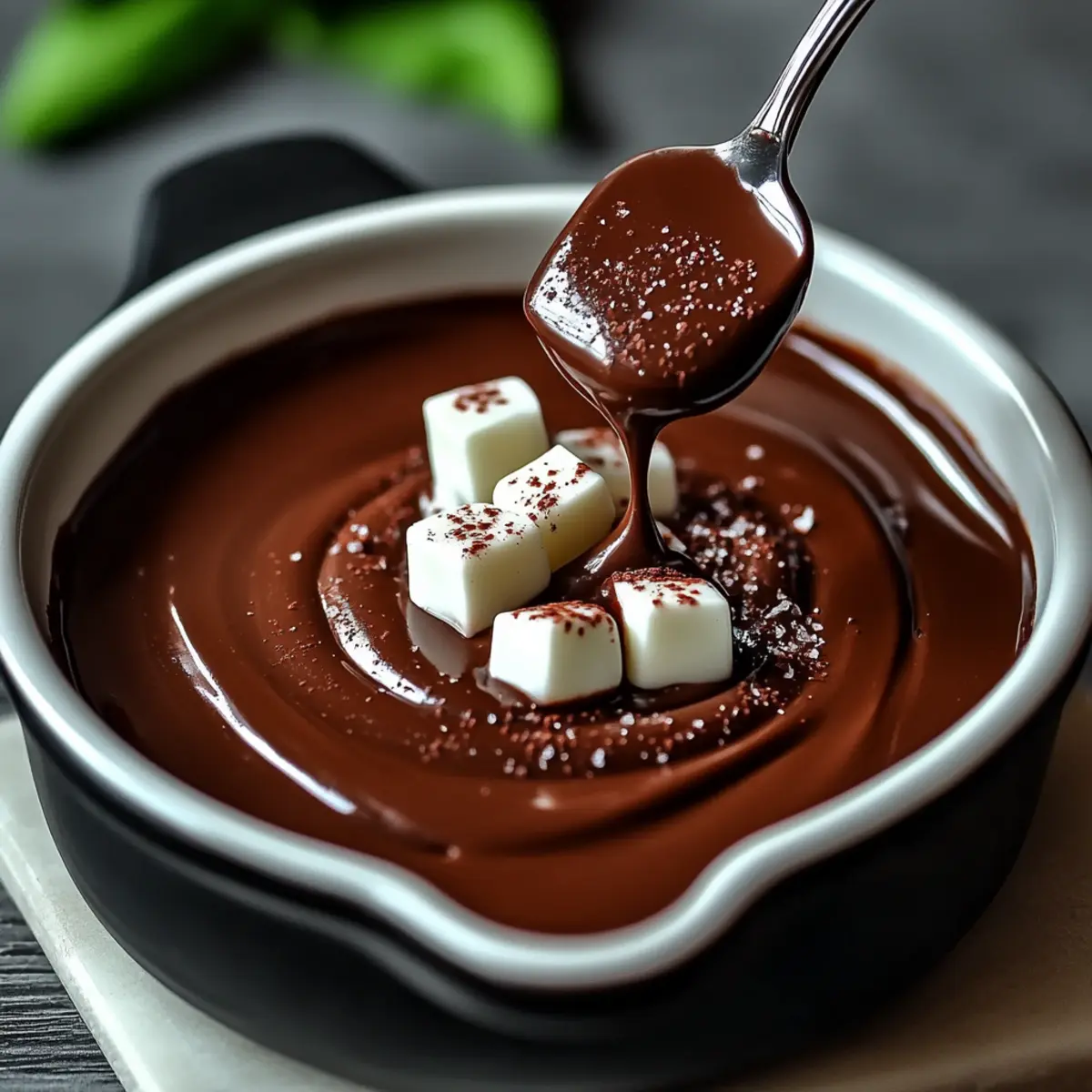 Mexican Spiced Chili Chocolate Fondue