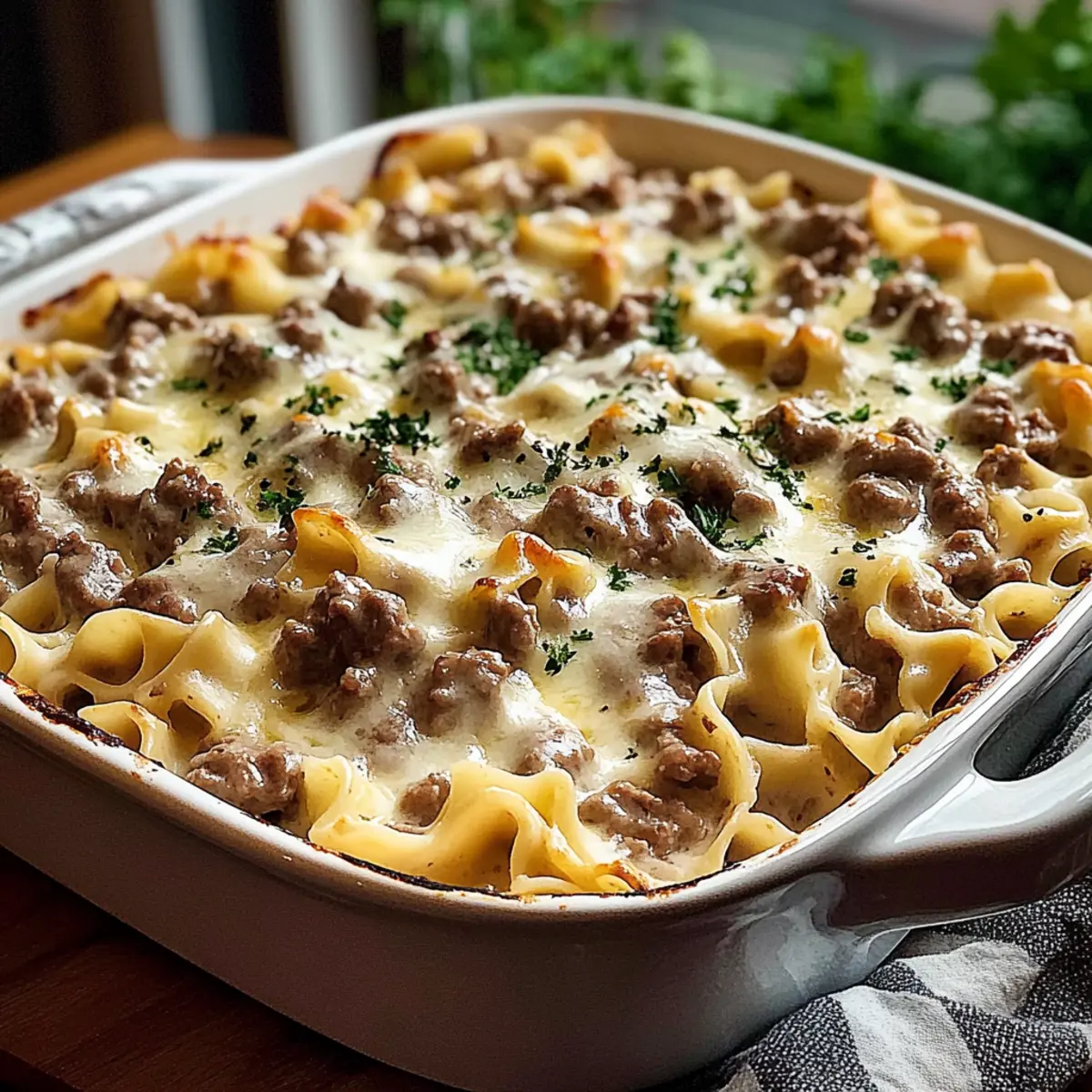 Beef Stroganoff Casserole