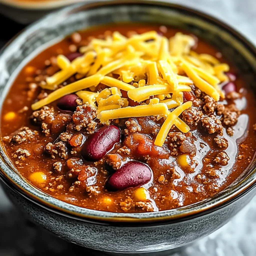 Homestyle Classic Chili