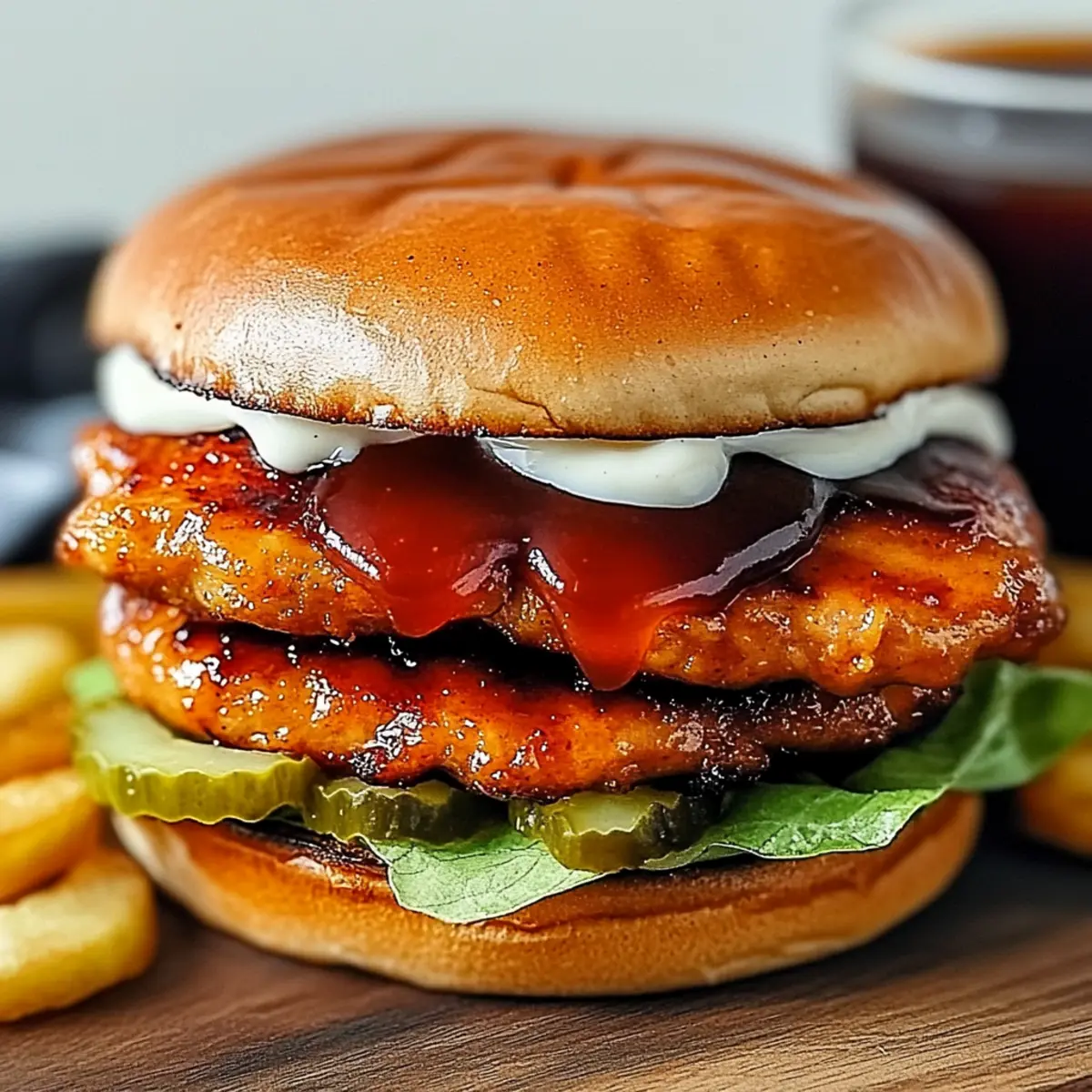 Hot Honey Chicken Burger