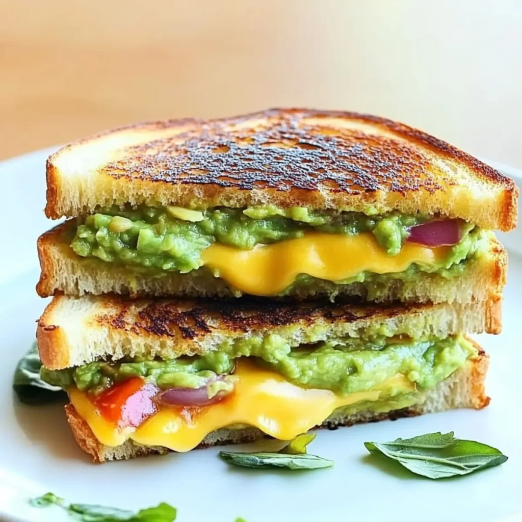 Guacamole Grilled Cheese Sandwich