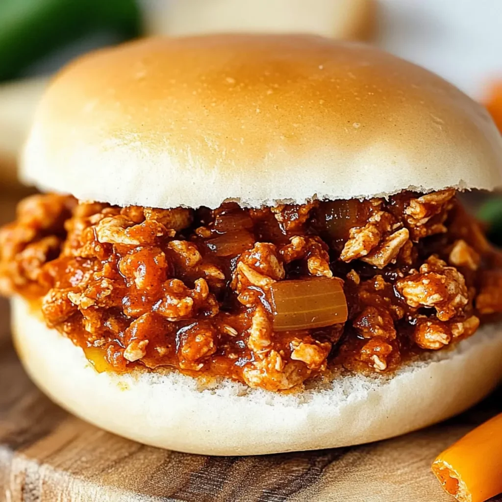 Cajun Chicken Sloppy Joes