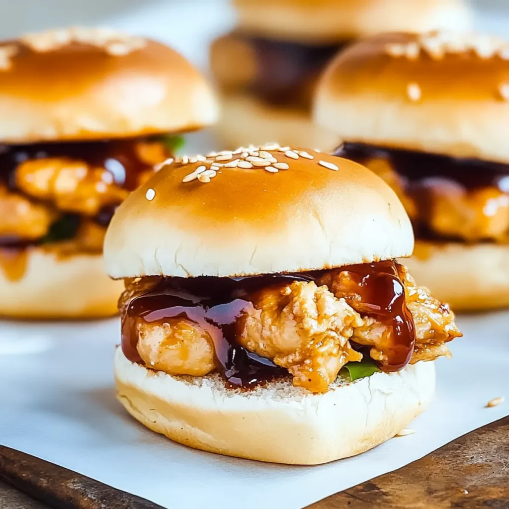 Hot Honey Chicken Sliders